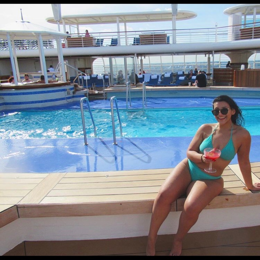 Turquoise bikini